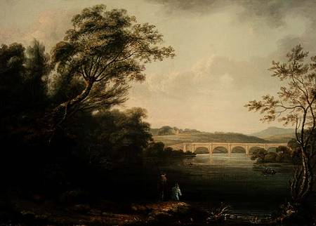 English Landscape with Fishermen from Anonymous painter