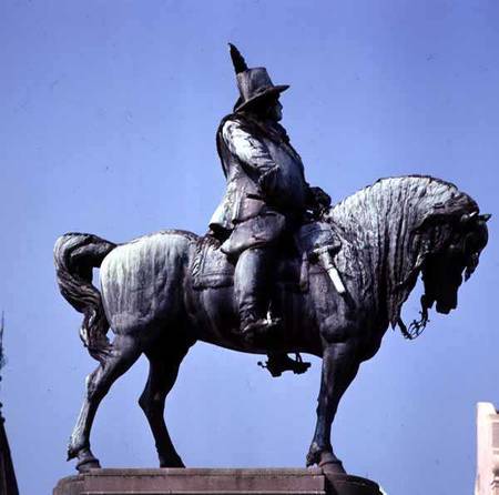 Equestrian statue of Charles Gustav X (1622-60)King of Sweden from Anonymous painter