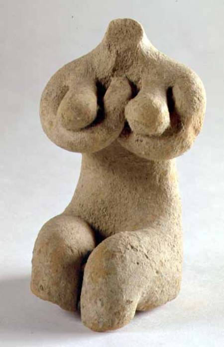 Female figurine in the Halaf stylefrom Mesopotamia or Northern Syria from Anonymous painter