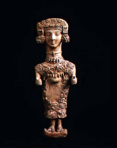 Female statuette on a plinth, Puig des Molins necropolisCypriot from Anonymous painter