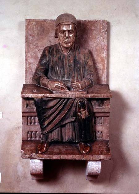 Figure of the Roman poet Virgil (70-19 BC) from Mantua Cathedral from Anonymous painter