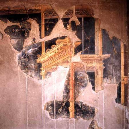 Fresco from a house damaged in AD 79 from Anonymous painter