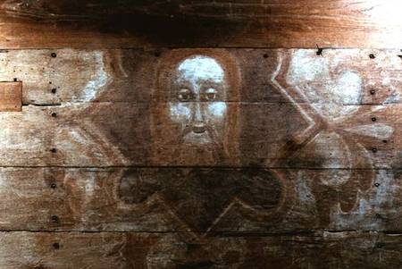 Holy Shroud: Templar panel painting from Anonymous painter
