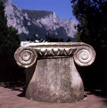 Ionic capital from 'The Studio' (photo) from Anonymous painter