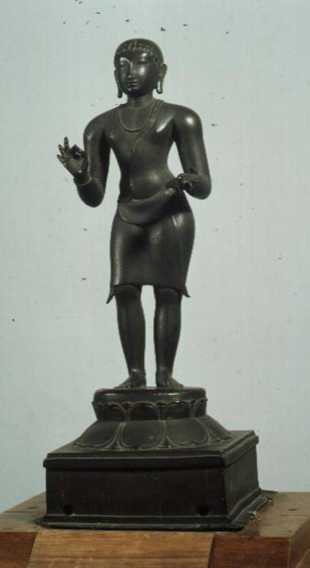 Kali (one of the aspects of Parvati), bronze, late Chola from Anonymous painter