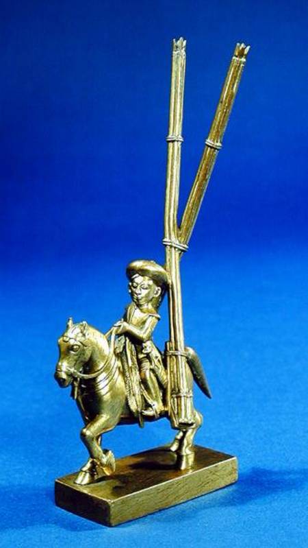 A mounted warrior with rocket-launchersIndian from Anonymous painter