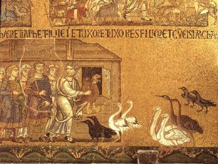 Noah taking the Animals into the Arkmosaic in the Vestibule of San Marco from Anonymous painter