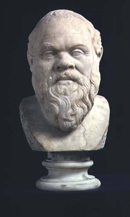 Portrait bust of Socrates (469-339 BC) from Anonymous painter