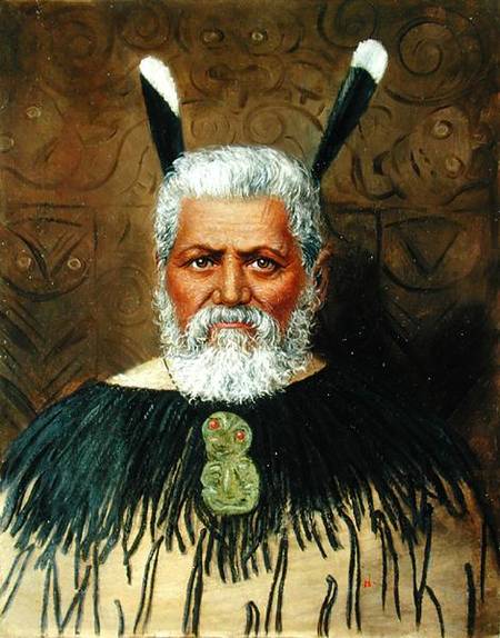 Portrait of a Maori from Anonymous painter