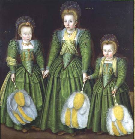 Princess Elizabeth, 2nd daughter of Charles I, at the ages of 3 from Anonymous painter