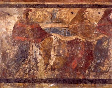 Ritual Funeral Dancedecoration from Tomb no.11 from Via dei Cappuccini from Anonymous painter