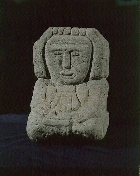 Sculpture of a goddessfrom near Tenochtitlan (Mexico City) Aztec from Anonymous painter