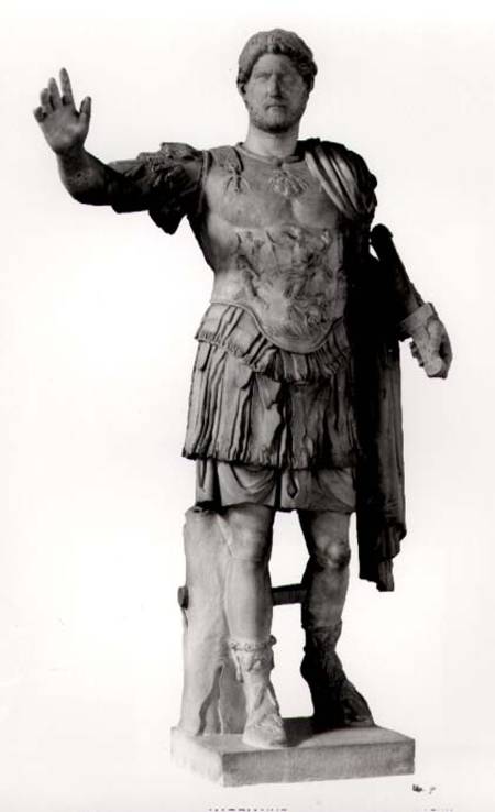 Statue of Hadrian (76-138 AD) (marble from Anonymous painter