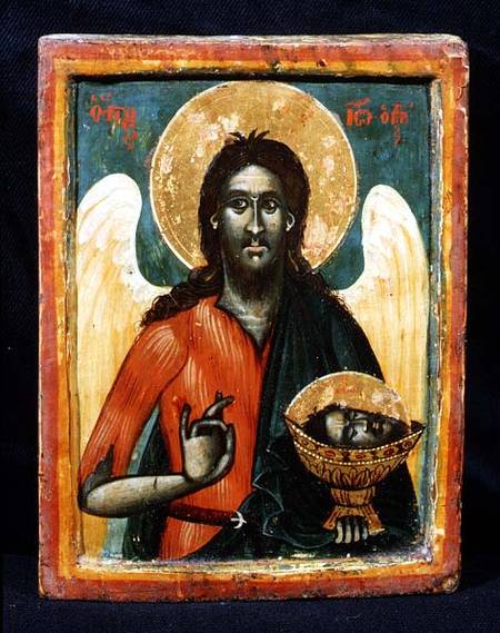 St.John the Baptisticon from central Greece from Anonymous painter