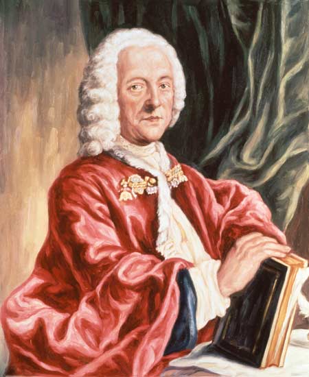 Georg Philipp Telemann (1681-1767) from Anonymous painter