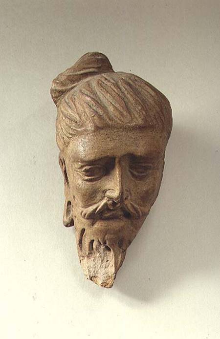 Terracotta head of a sageKashmir from Anonymous painter