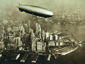 The Hindenburg Airship, 1936