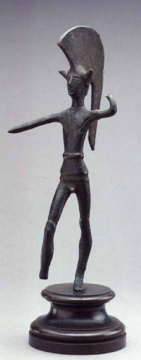 Bronze figure of a warriorUmbrian