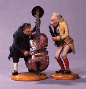 Caricature figurines of musiciansmade in Nuremberg