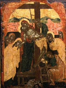 The Descent from the Cross (Deposition)Dalmatian icon