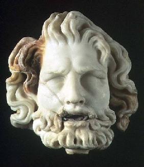 Fountainhead in the form of the head of Oceanus Pompeii