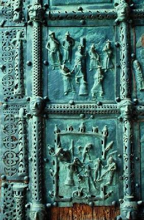 Panel from the left hand door of the portal