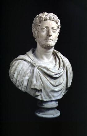 Portrait bust of Emperor Lucius Aurelius Commodus (161-92) copy of a Roman original