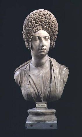 Portrait bust of a lady, Roman,Flavian Dynasty