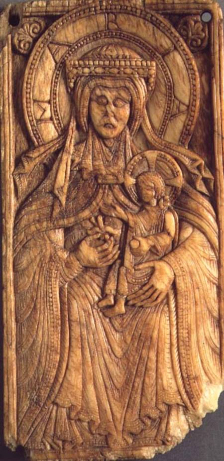 Virgin and Child, relief plaque,from Northern France from Anonymous painter