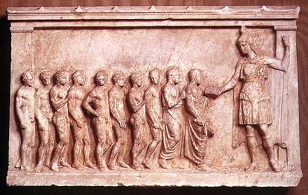 Votive relief honouring the goddess BendisGreek from Anonymous painter