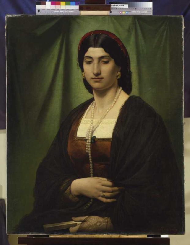 Portrait of a roman (Nanna) from Anselm Feuerbach