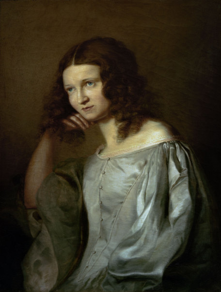Portrait of his Sister from Anselm Feuerbach