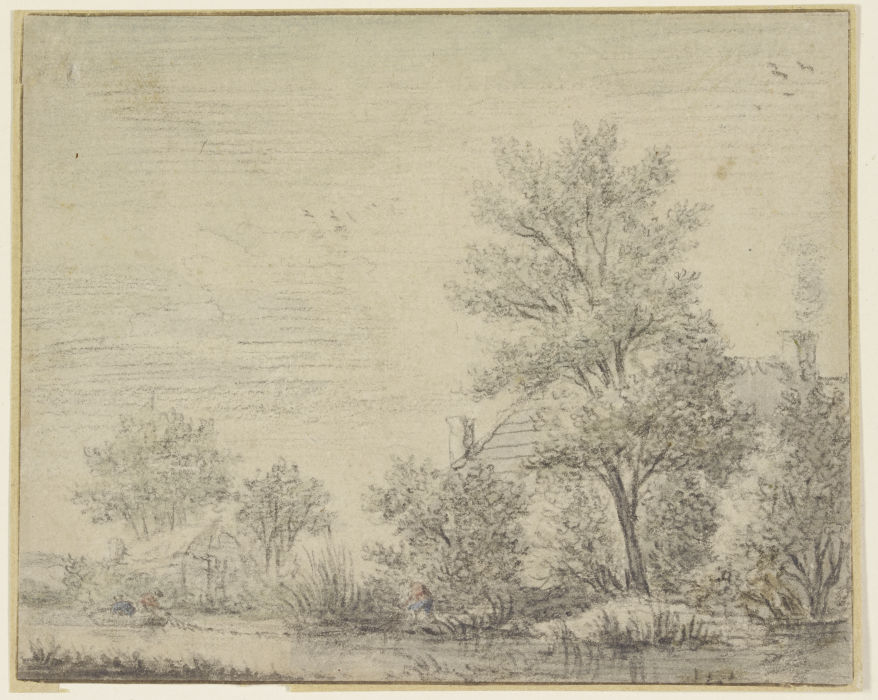 River landscape from Anthonie Waterloo