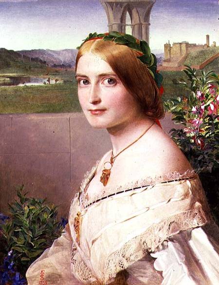 Portrait of Adelaide Mary, Mrs Philip Bedingfeld from Anthony Frederick Augustus Sandys