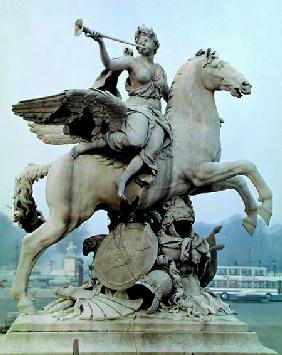 Fame Riding Pegasus ('Le Cheval de Marly')
