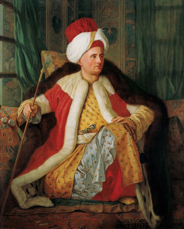 Portrait of Charles Gravier Count of Vergennes and French Ambassador, in Turkish Attire from Antoine de Favray