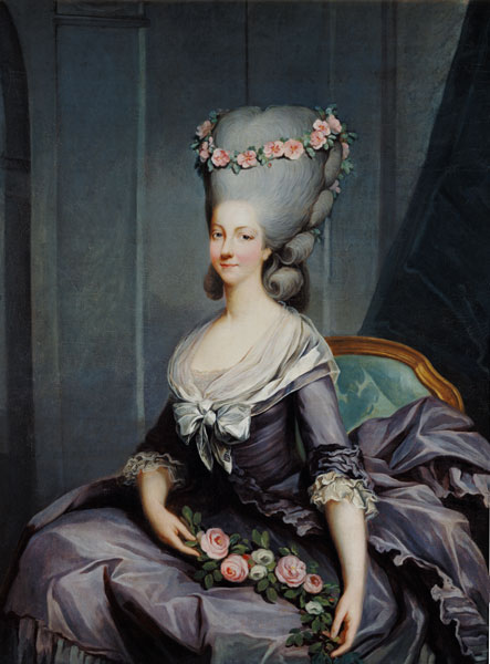 Marie-Therese de Savoie-Carignan (1749-92) Princess of Lamballe from Antoine Francois Callet