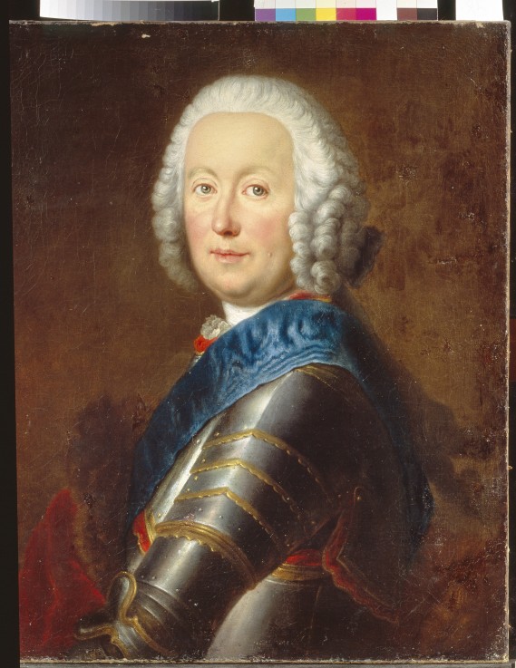 Count Jerzy Detloff Fleming (1699-1771), Artillery General, Grand Treasurer of Lithuania, and voivod from Antoine Pesne