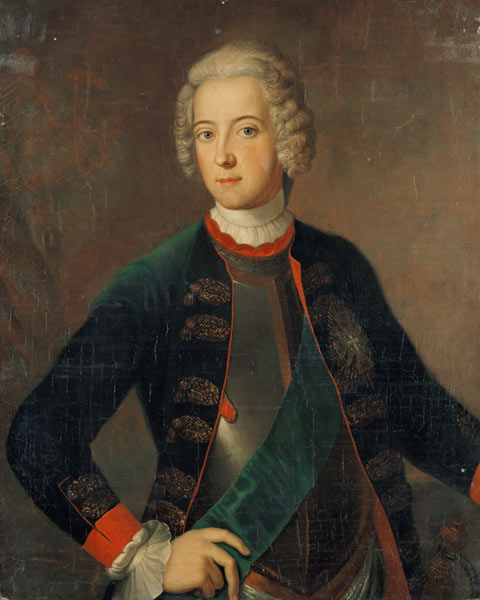 Crown Prince Frederick II from Antoine Pesne