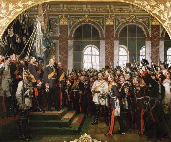 Kaiserproklamation zu Versailles from Anton Alexander von Werner