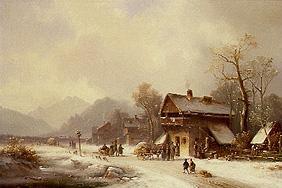 Top Bavarian village in winter