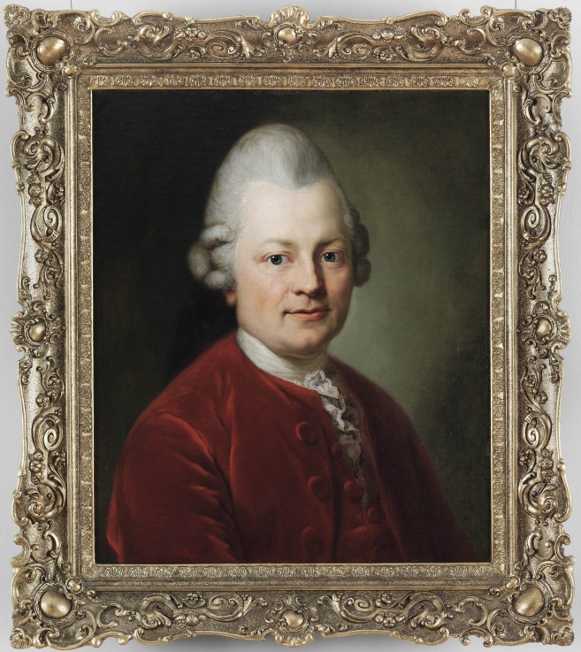 Portrait of Gotthold Ephraim Lessing (1729-1781) from Anton Graff
