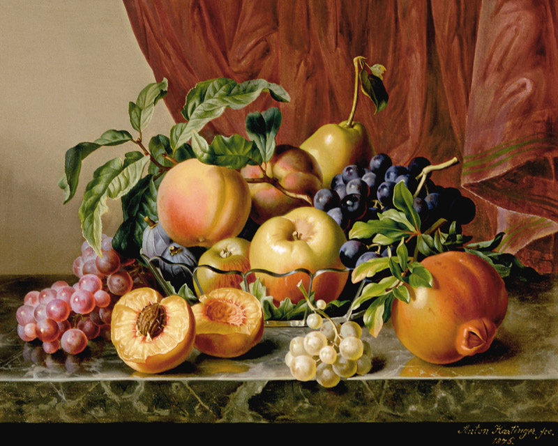 Fruit still life from Anton Hartinger