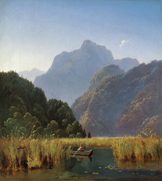 At the Kochelsee from Anton Zwengauer