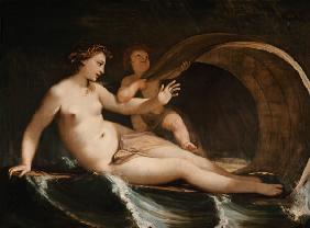 Venus and Amor, on which oceans driving