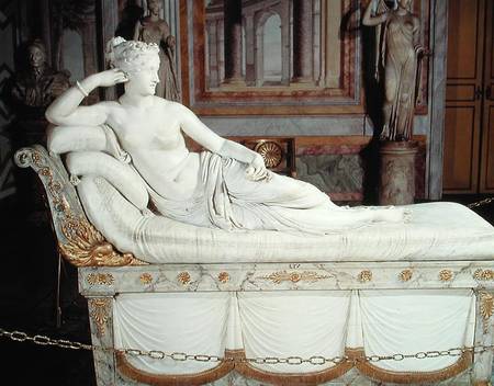 Paulina Bonaparte (1780-1825) as Venus Triumphant from Antonio Canova