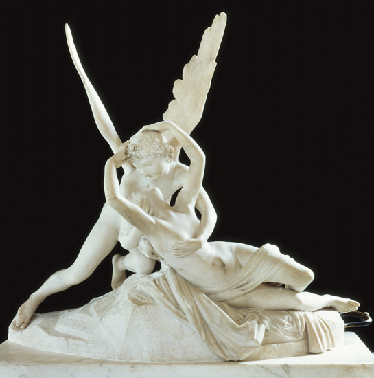 Psyche Revived by the Kiss of Love from Antonio Canova