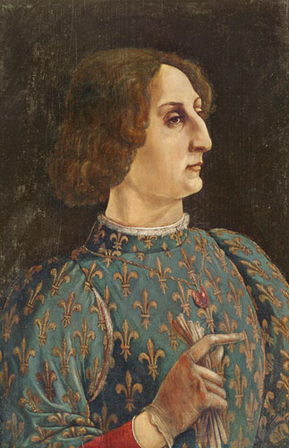 Bildnis des Galeazzo Maria Sforza from Antonio del Pollaiuolo