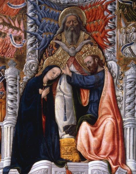 A.Vivarini / Coronation of Mary / 1444 from Antonio Vivarini