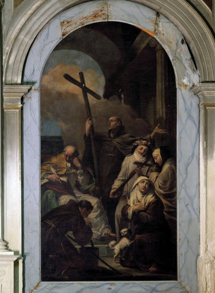 A.Zucchi/Bonaventura, Peter of Alcantara from Antonio Zucchi